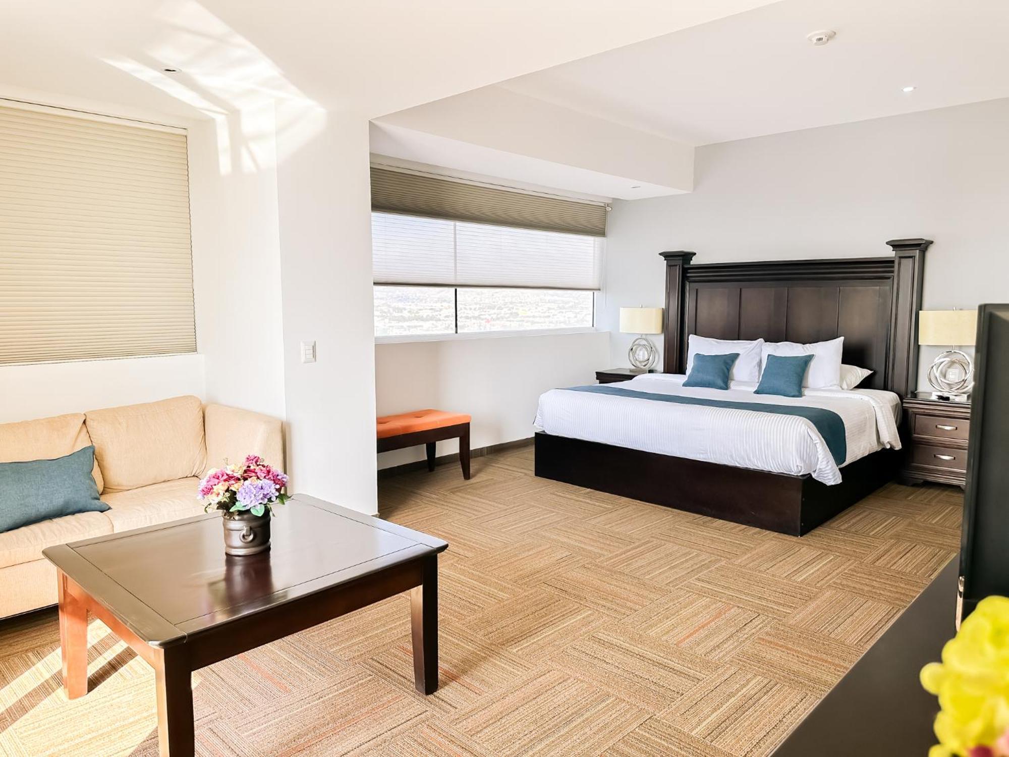 Hotel Stadium Леон Экстерьер фото A room at the hotel